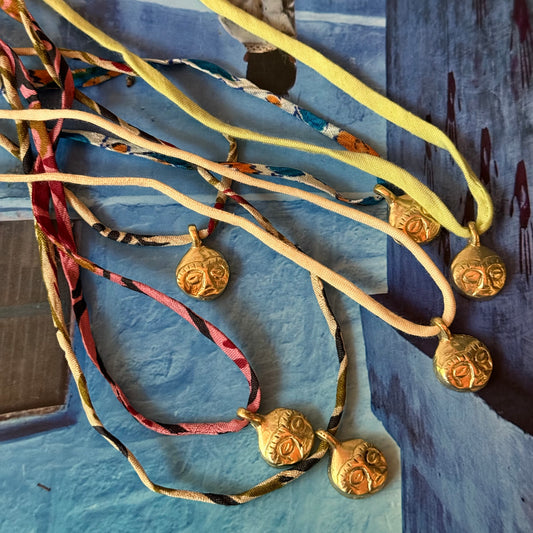 Brass Tribal Pendant Necklaces