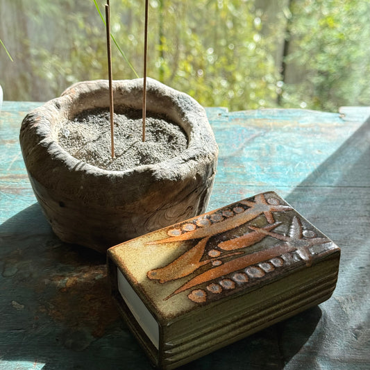 Vintage Ceramic Match Box Holder