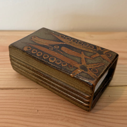 Vintage Ceramic Match Box Holder