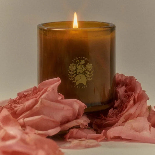 Flamingo Estate Night Blooming Jasmine & Damaske Rose Candle
