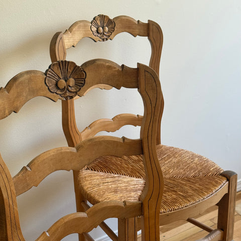 Vintage French Country Dining Chairs