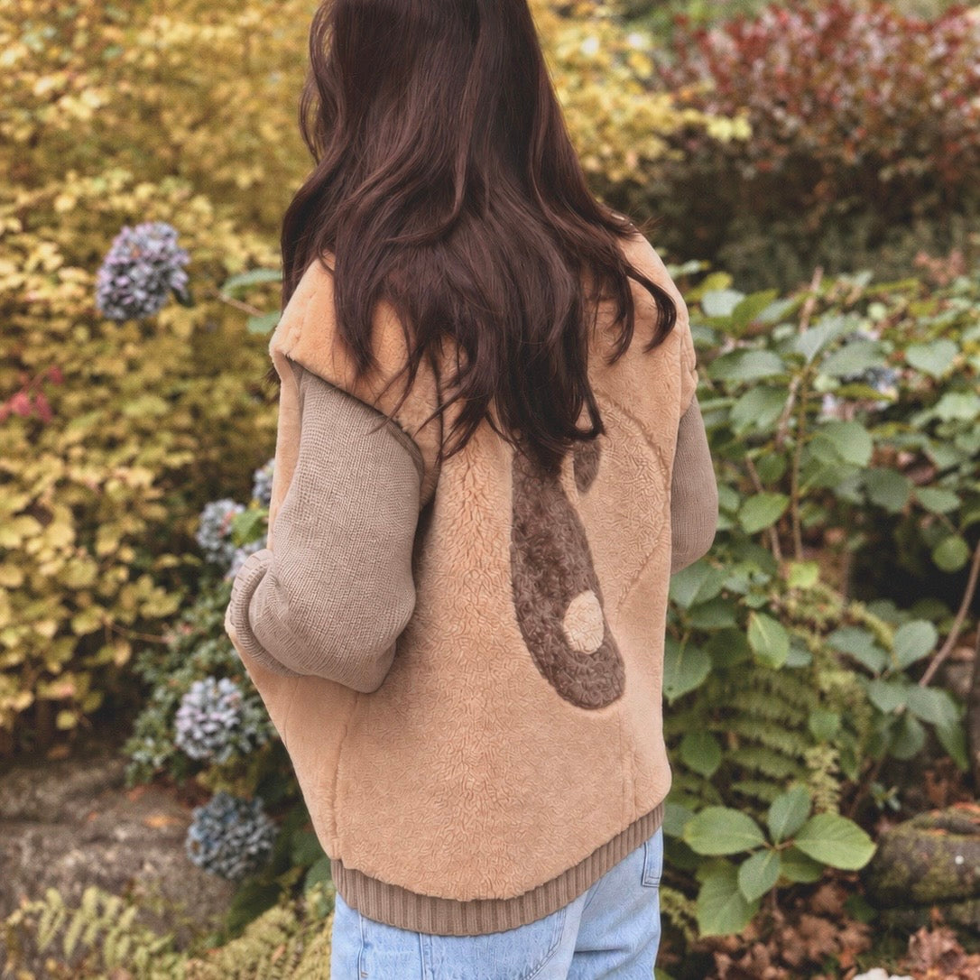 Yin Yang Shearling Vest