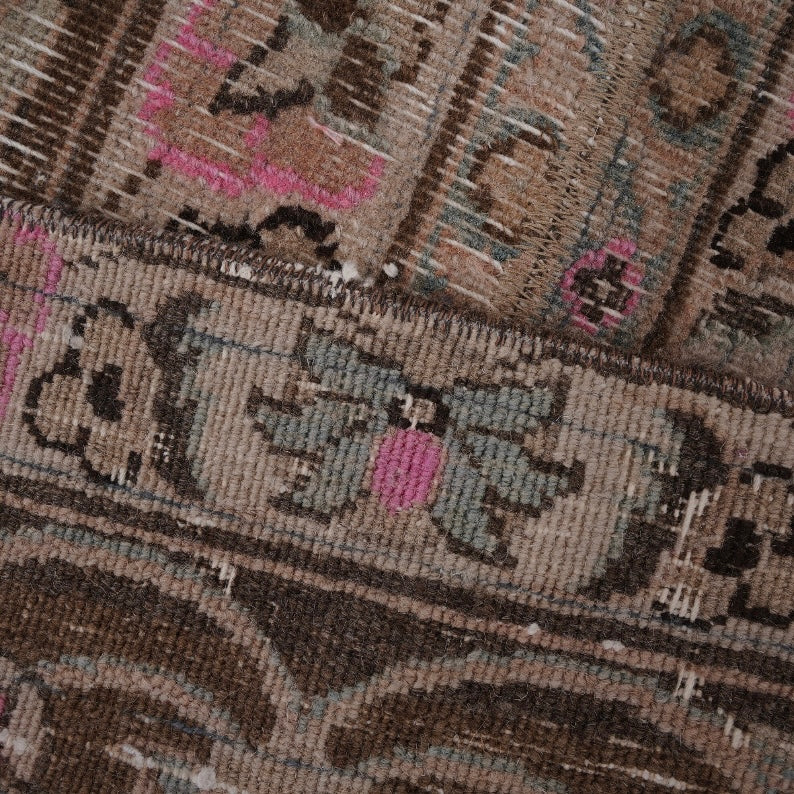 Vintage Turkish Large Runner Rug