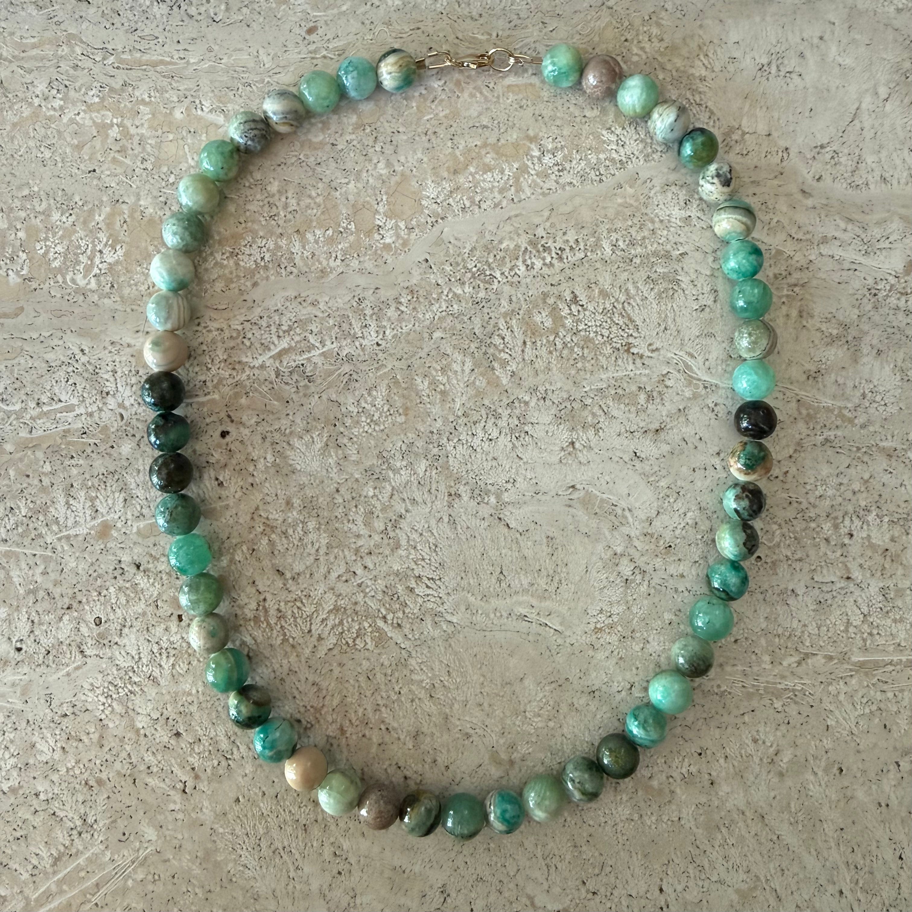 Green Jasper Necklace