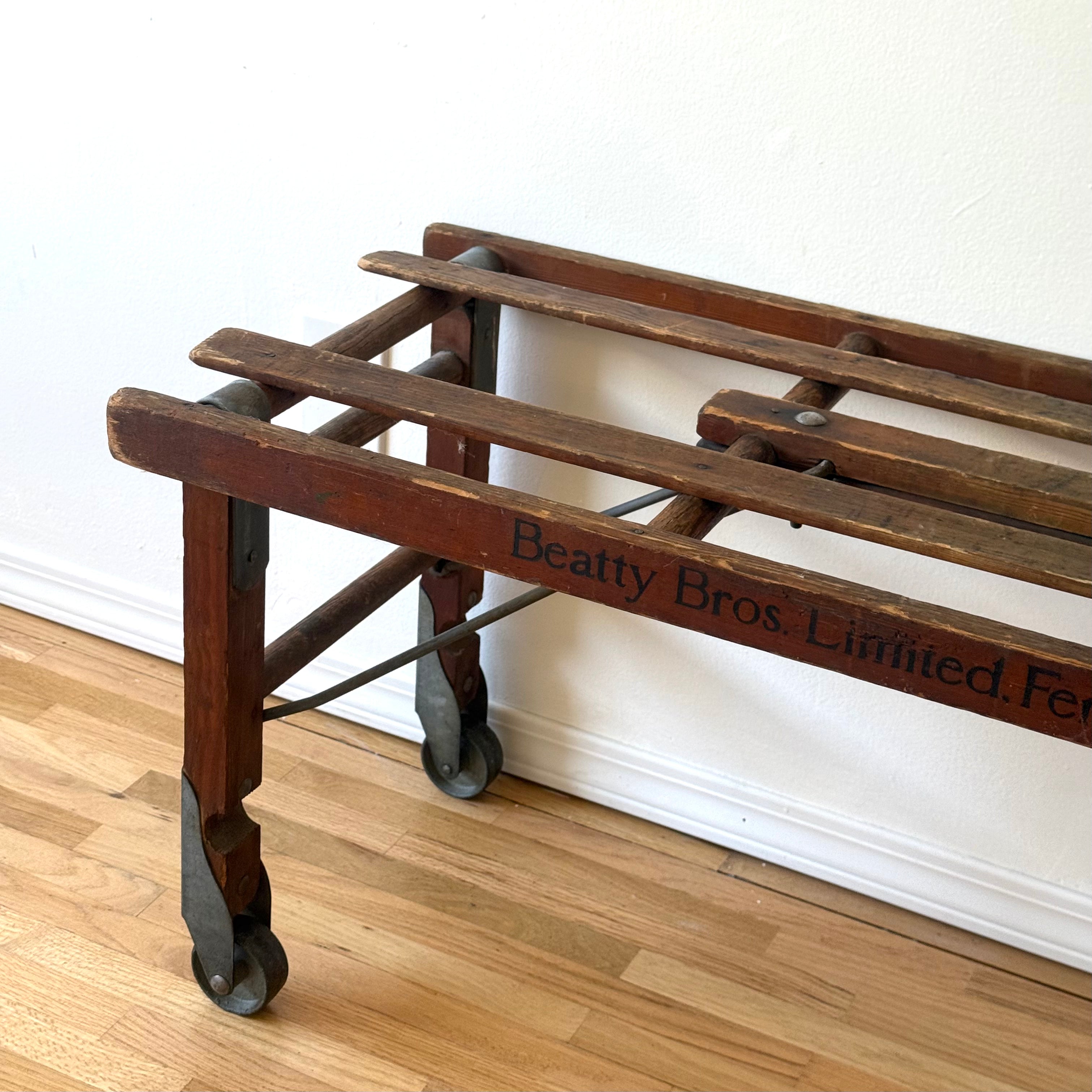 Beatty Bros Slatted Tub Bench
