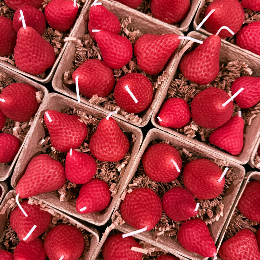 Strawberry Candles