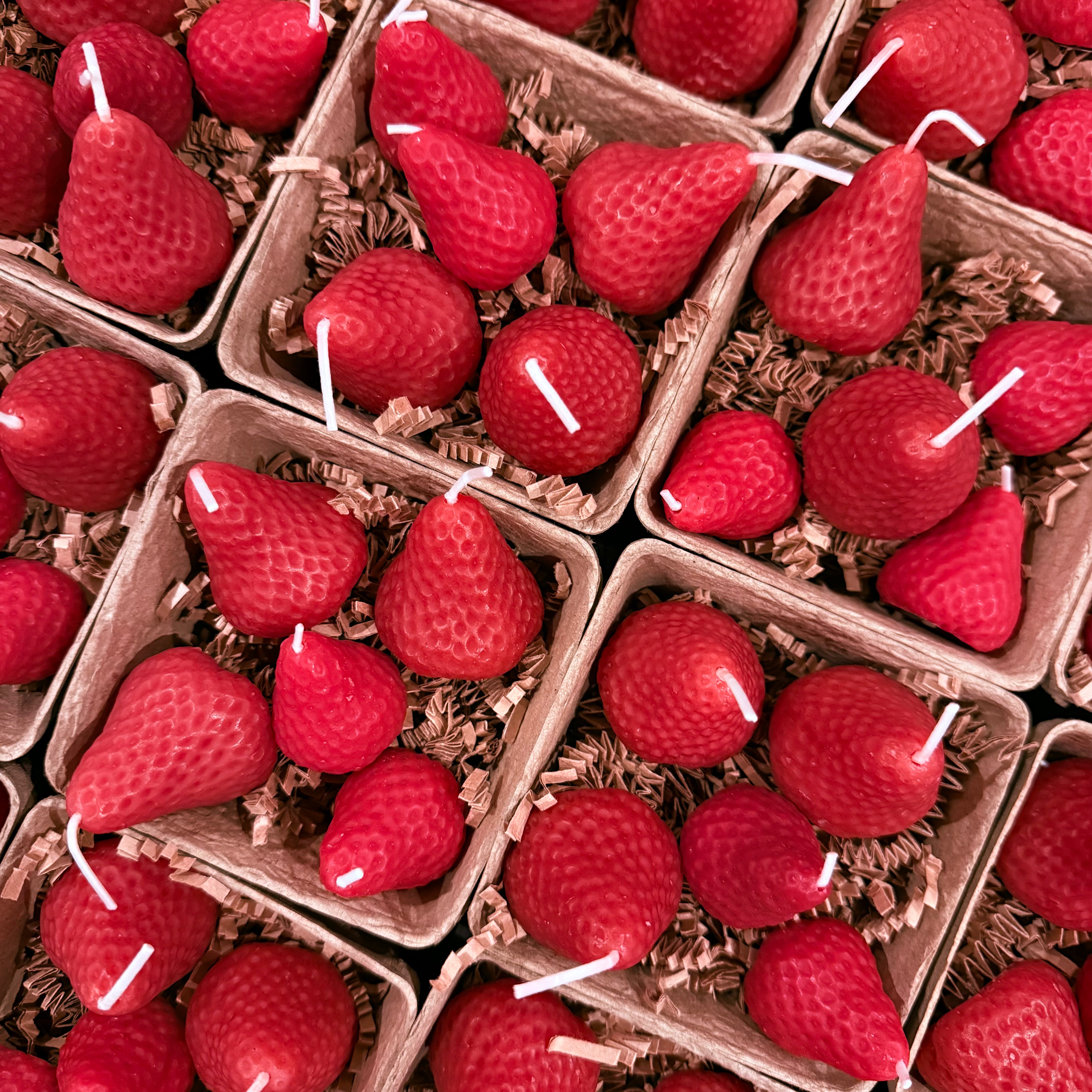 Strawberry Candles