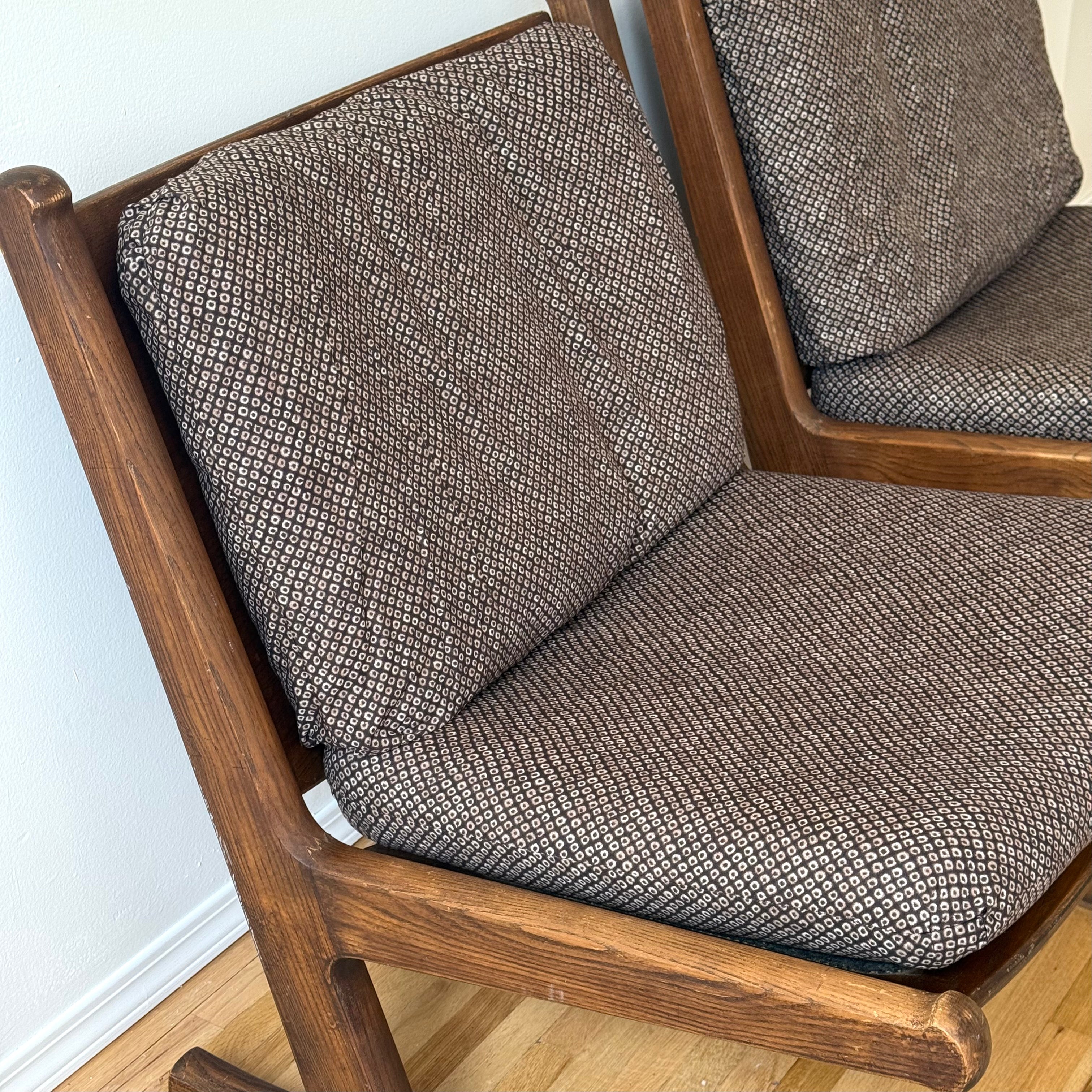 Pair of MCM Teak Slipper Chairs