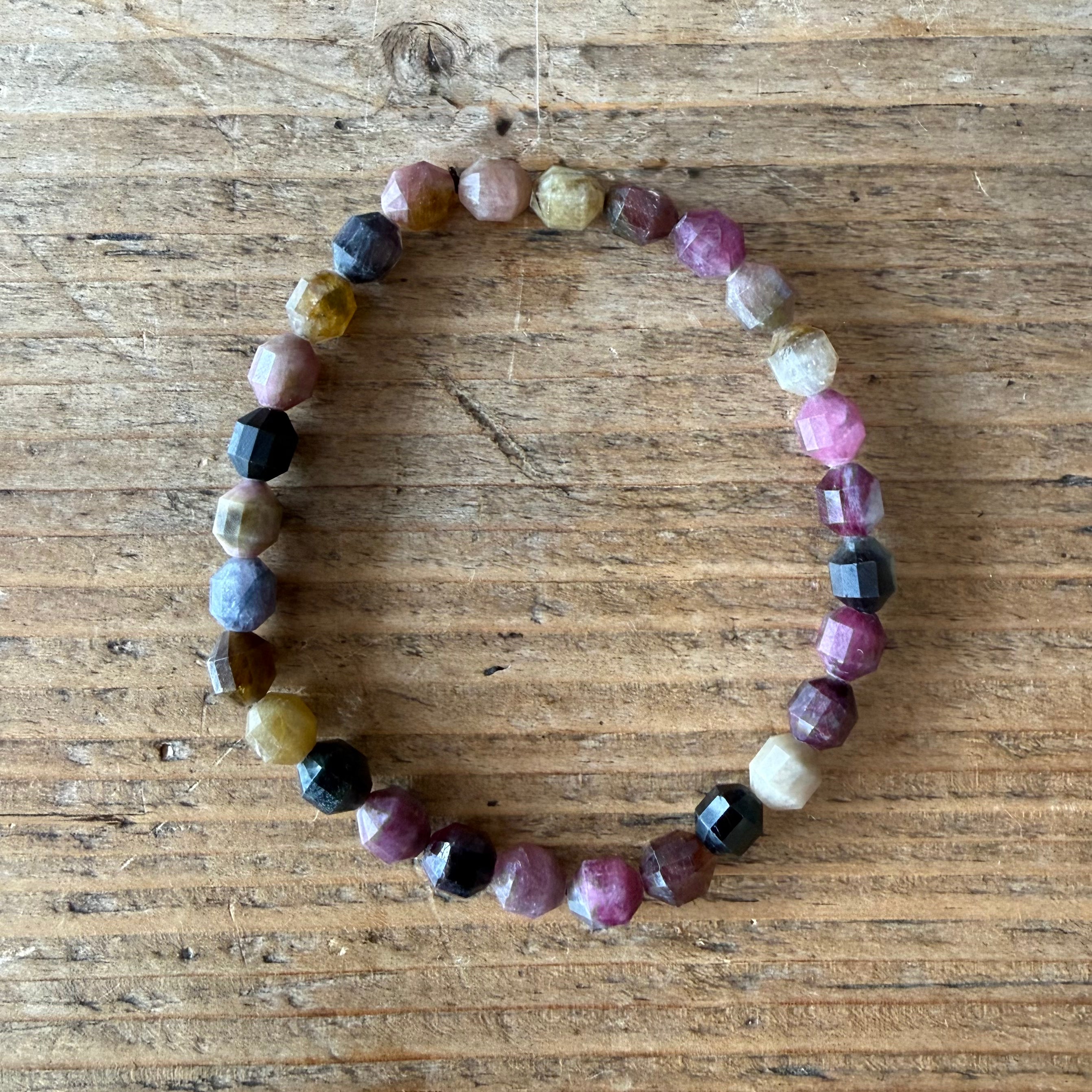 Tourmaline Faceted Bracelet