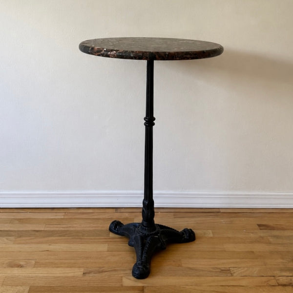 French Marble Bistro Table