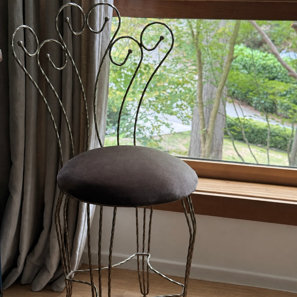 MCM Vanity Stool