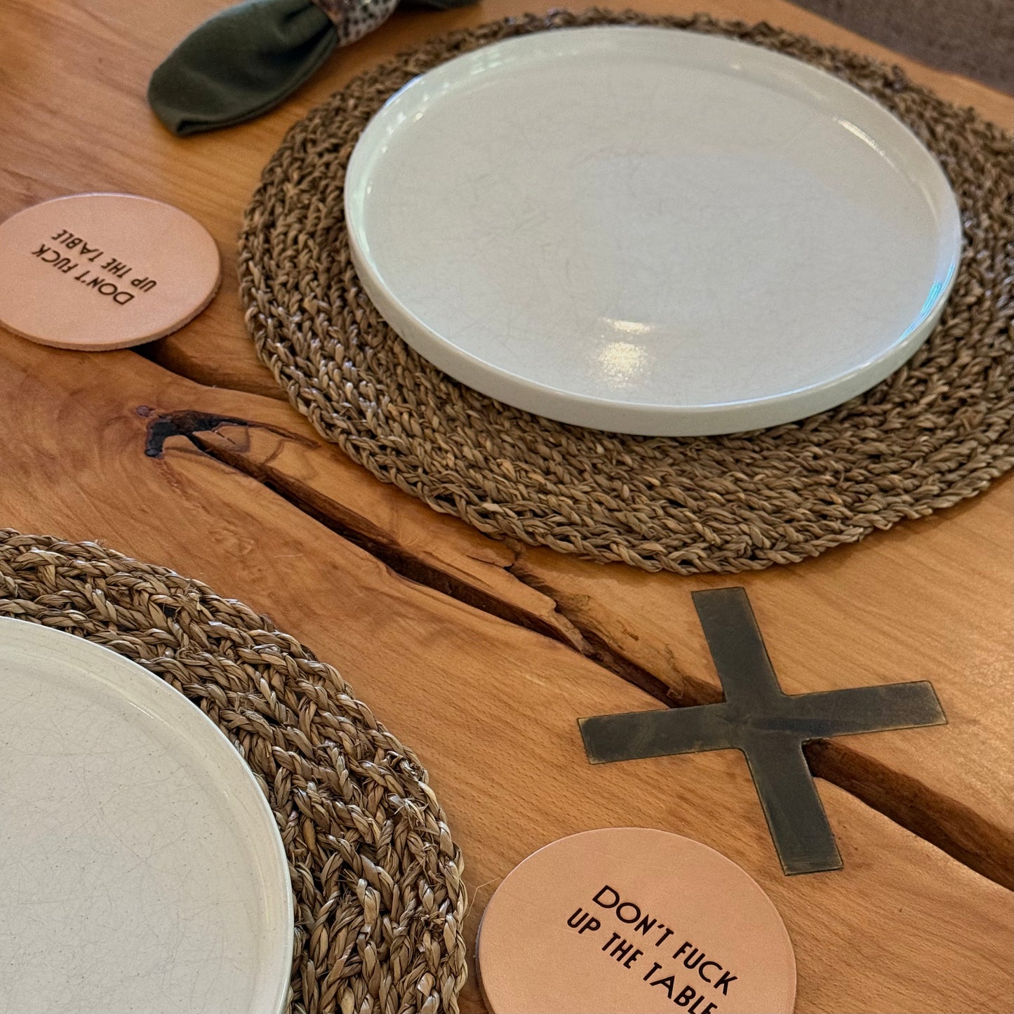 Drifter Leather Coasters