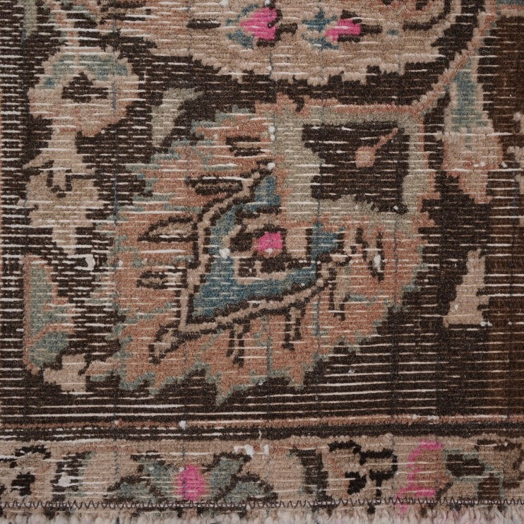 Vintage Turkish Large Runner Rug