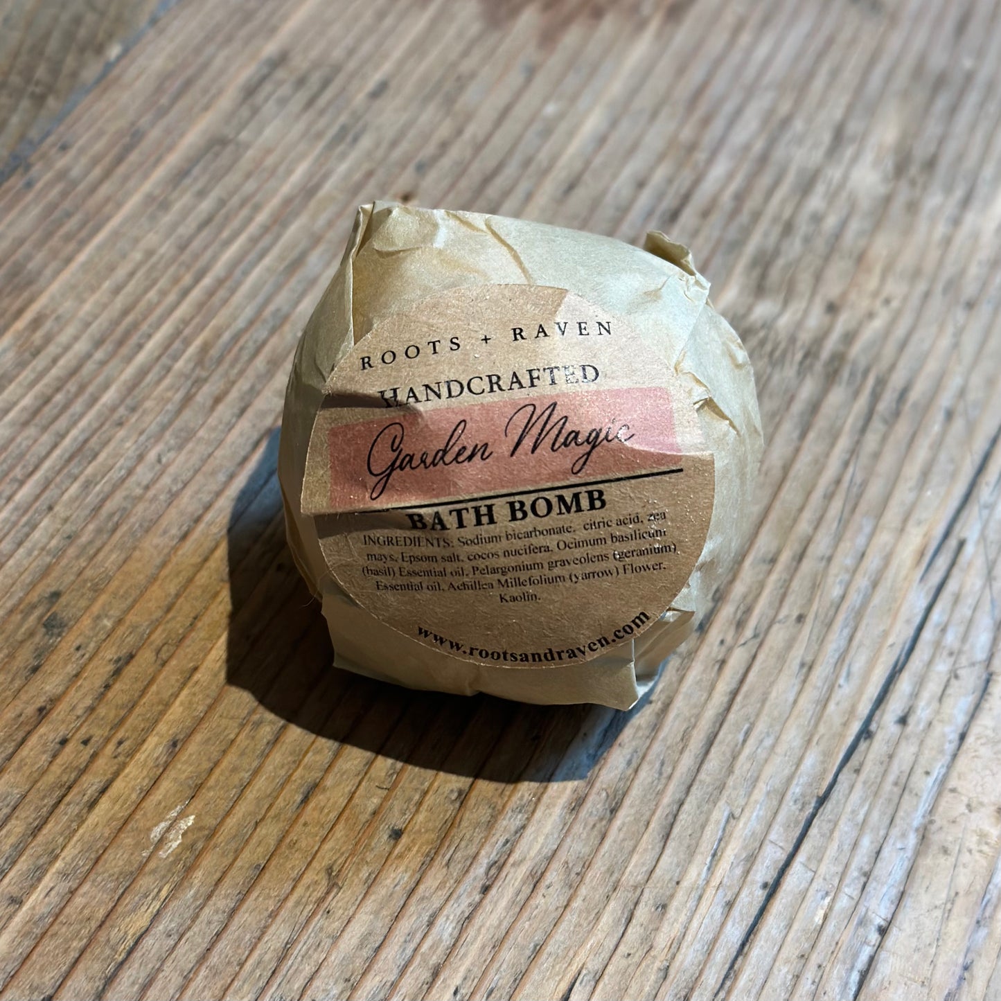 Roots + Raven bathbombs