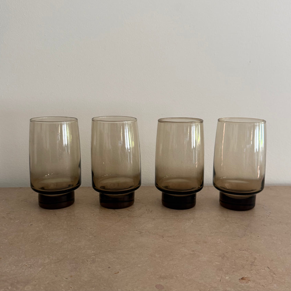 Vintage Libbey Tawny Tumblers