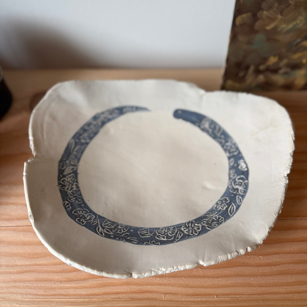 Ceramic Serpent Bowl