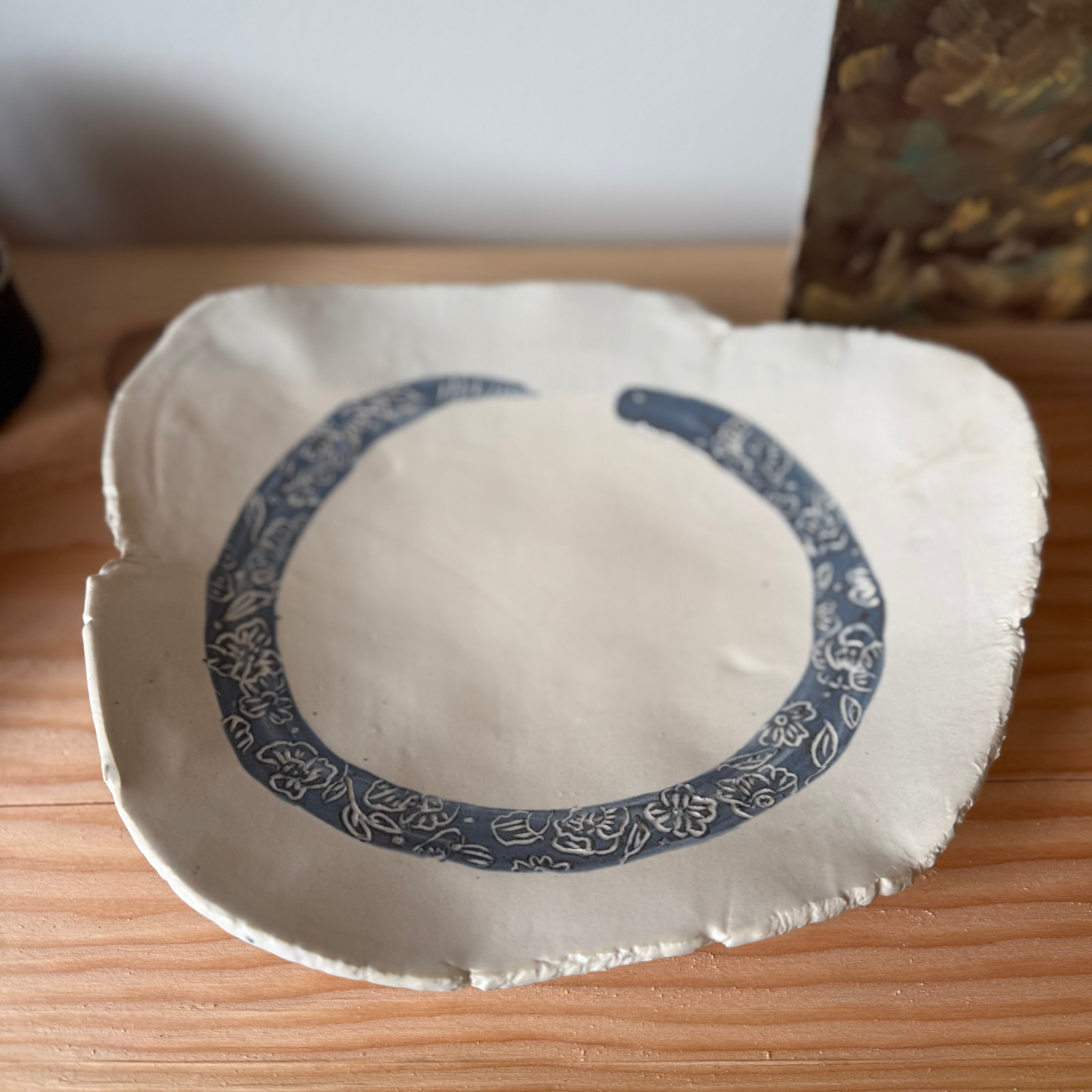 Ceramic Serpent Bowl