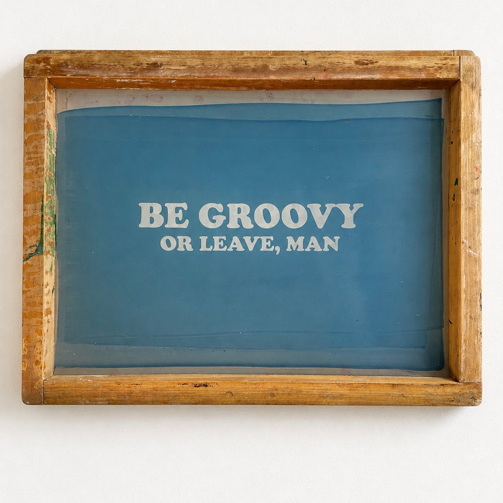 Be Groovy Silk Screen