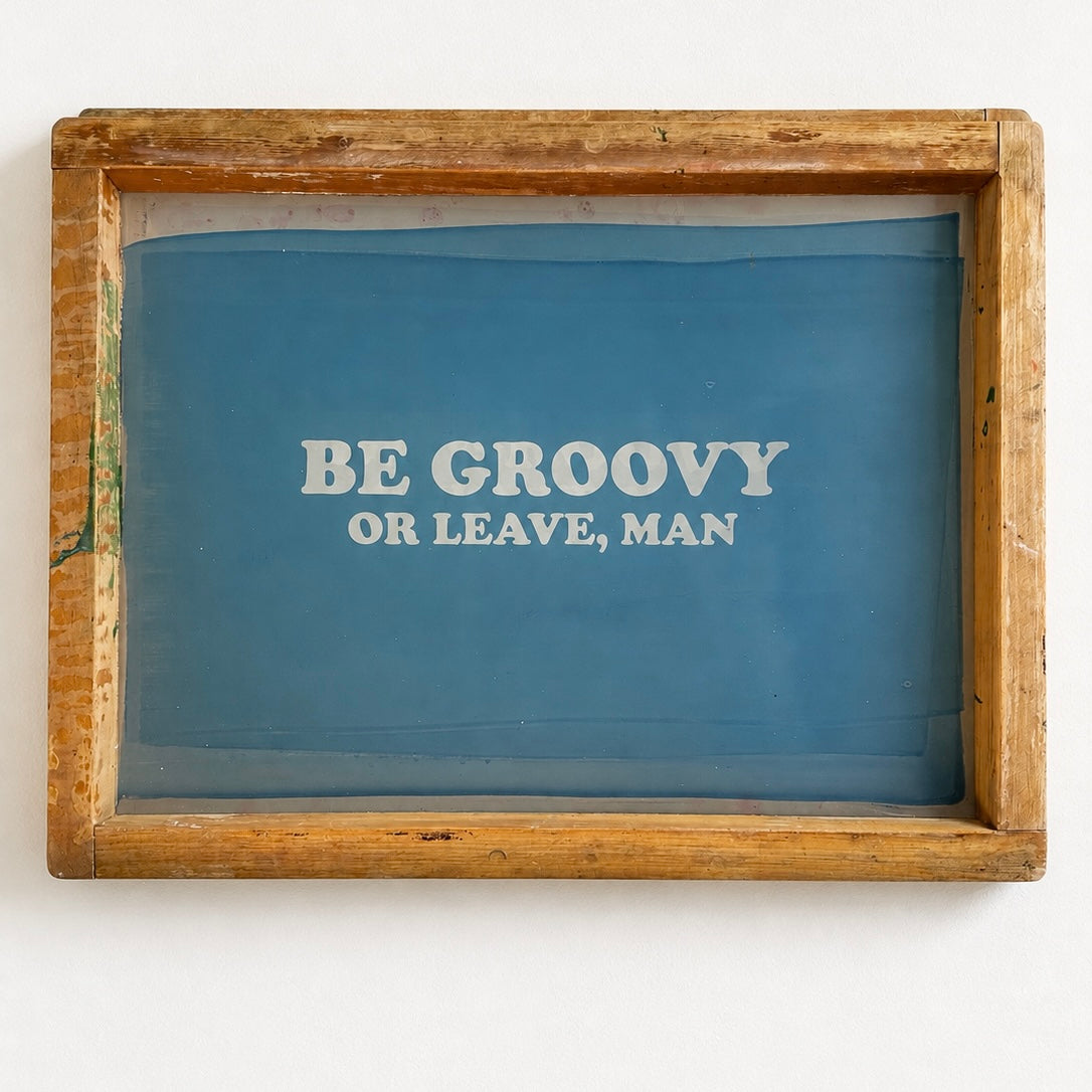 Be Groovy Silk Screen