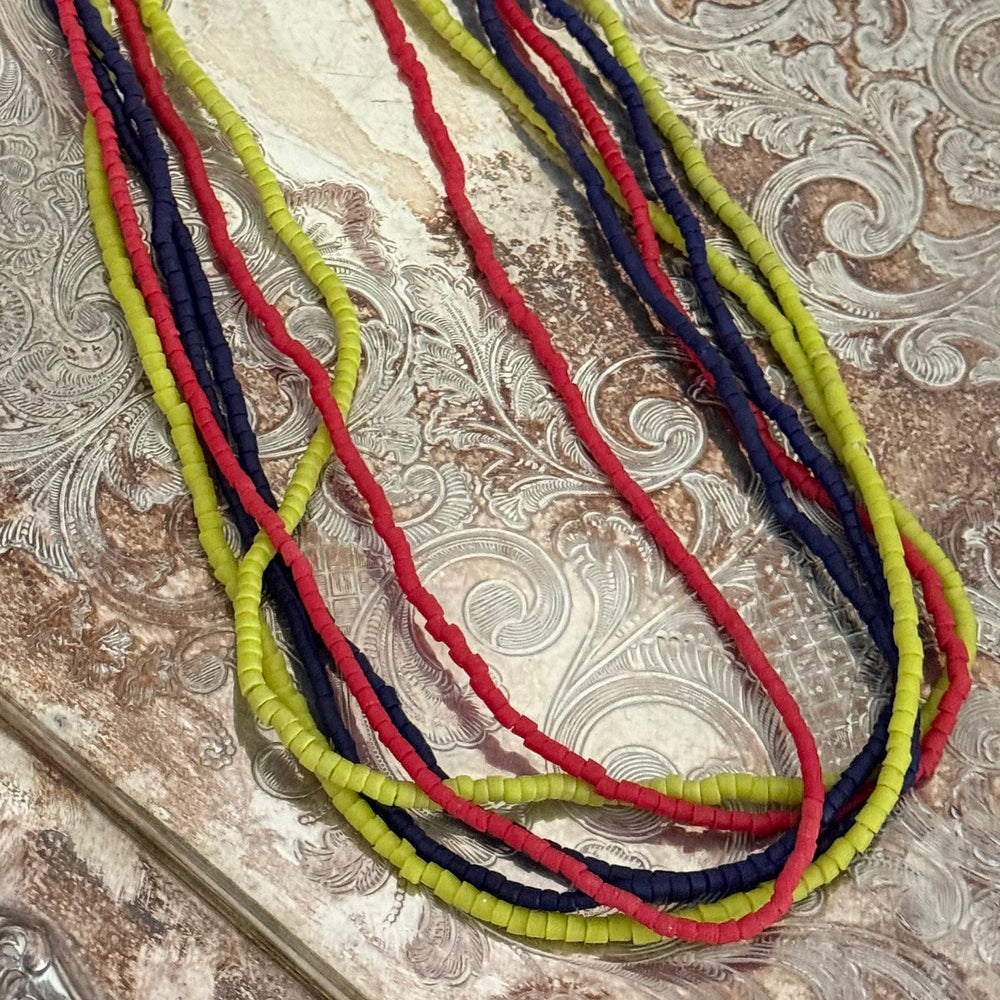 Sandcast Seed Bead Necklace