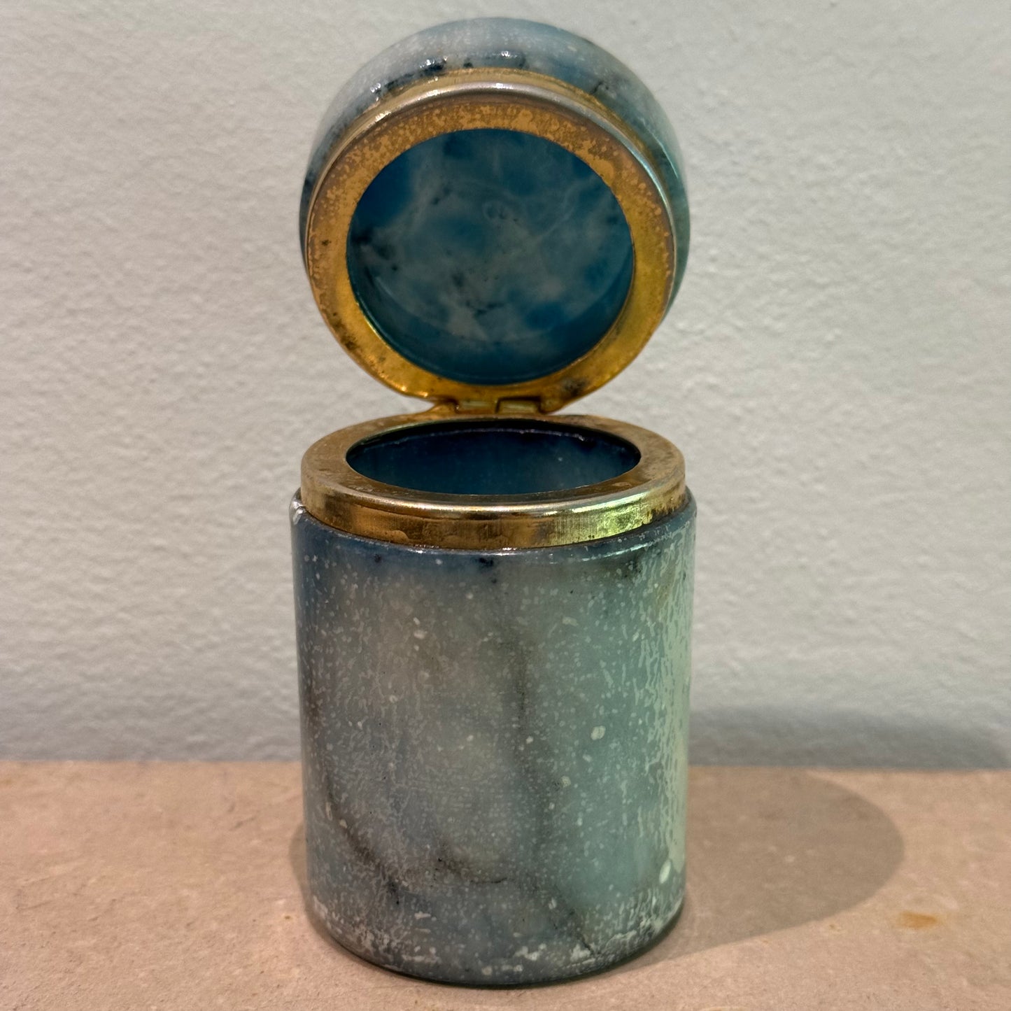 Vintage Alabaster Trinket Box
