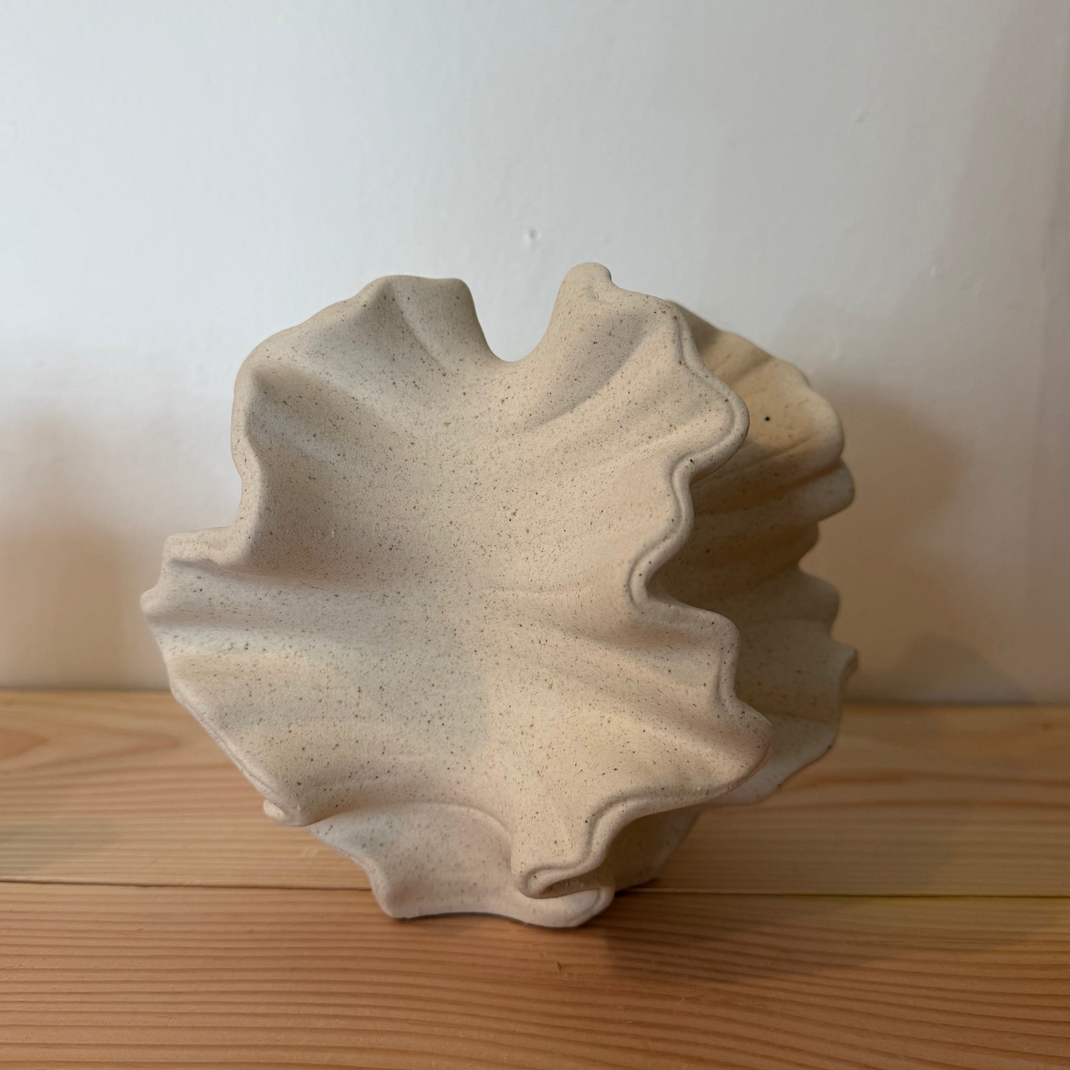 Wavy Ceramic Vase