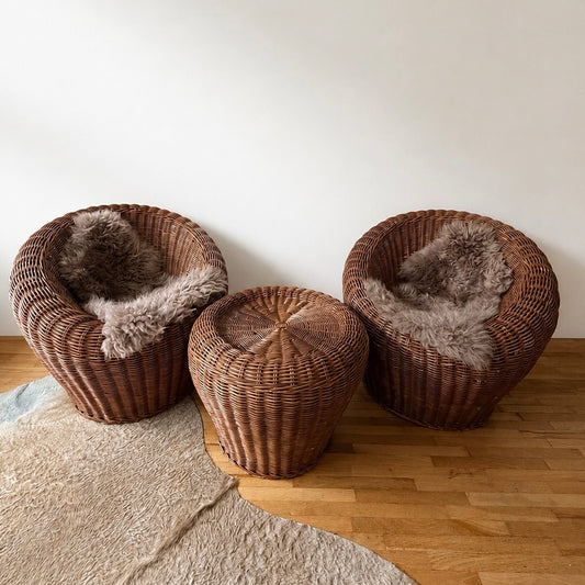 Kids Wicker Seating Set