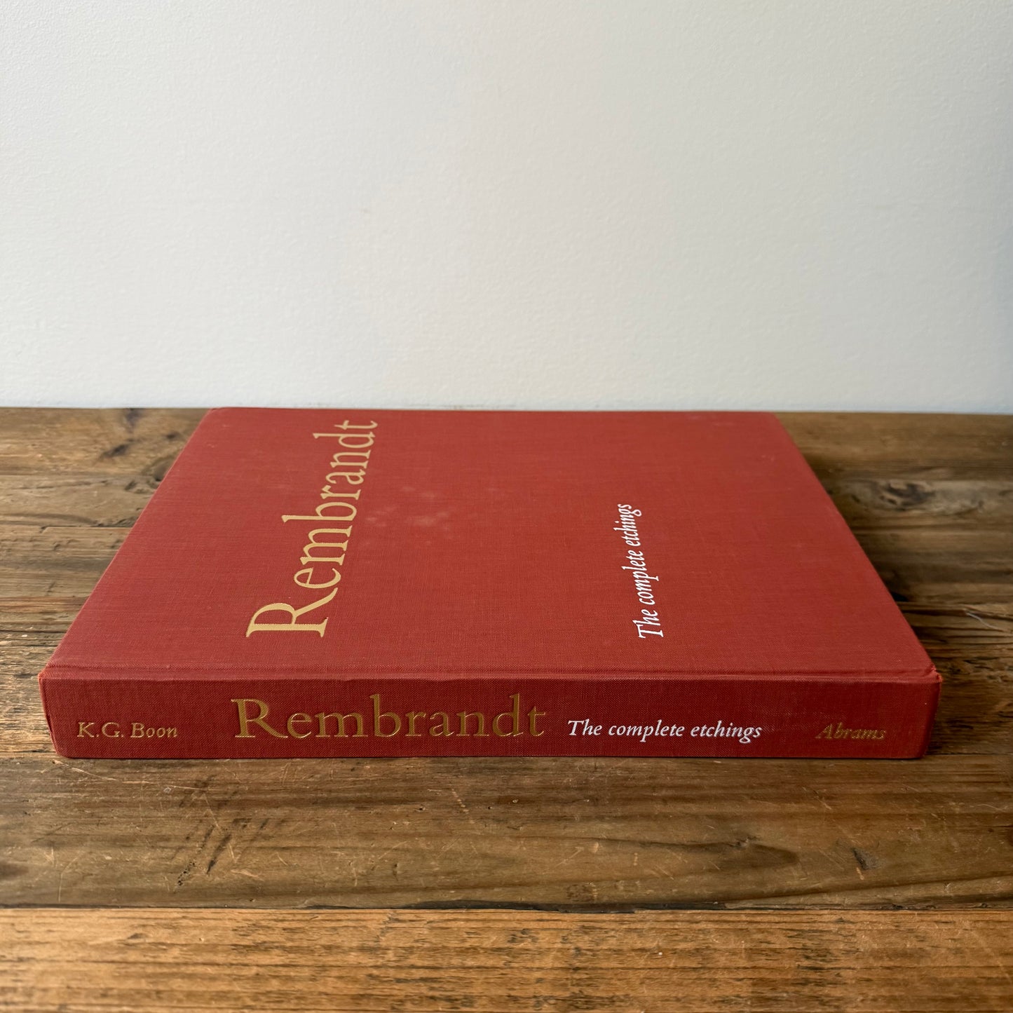 Rembrandt Coffee Table Book