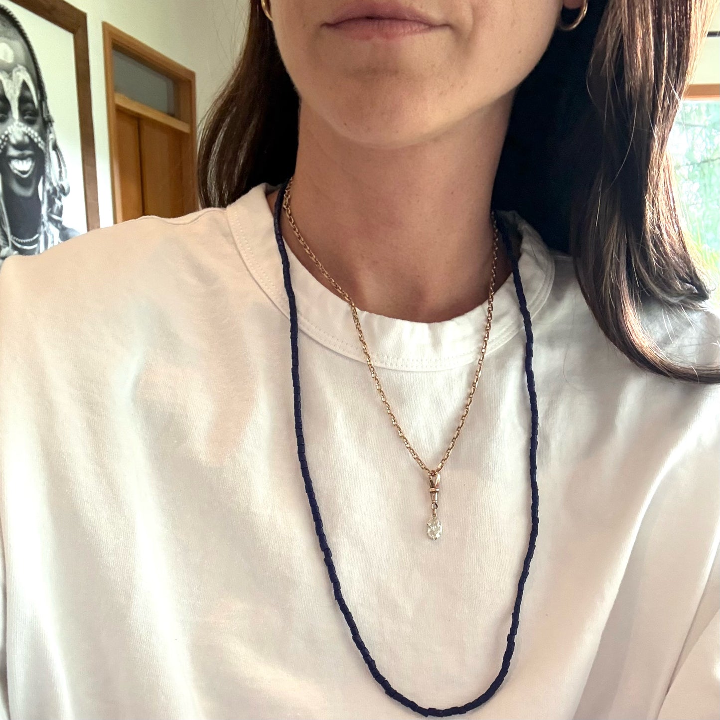 Sandcast Seed Bead Necklace