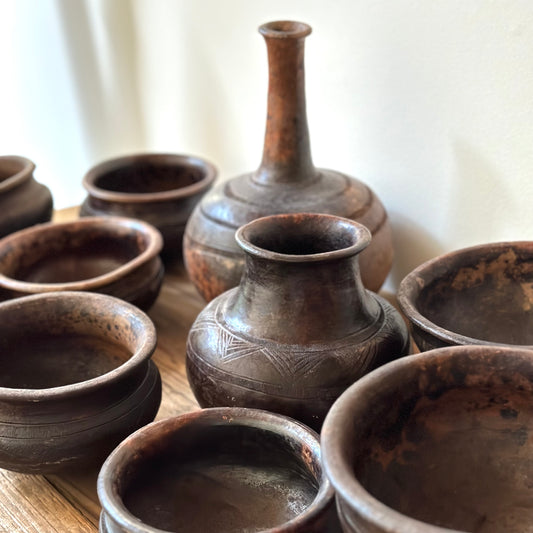 Vintage Tanzanian Clay Pots