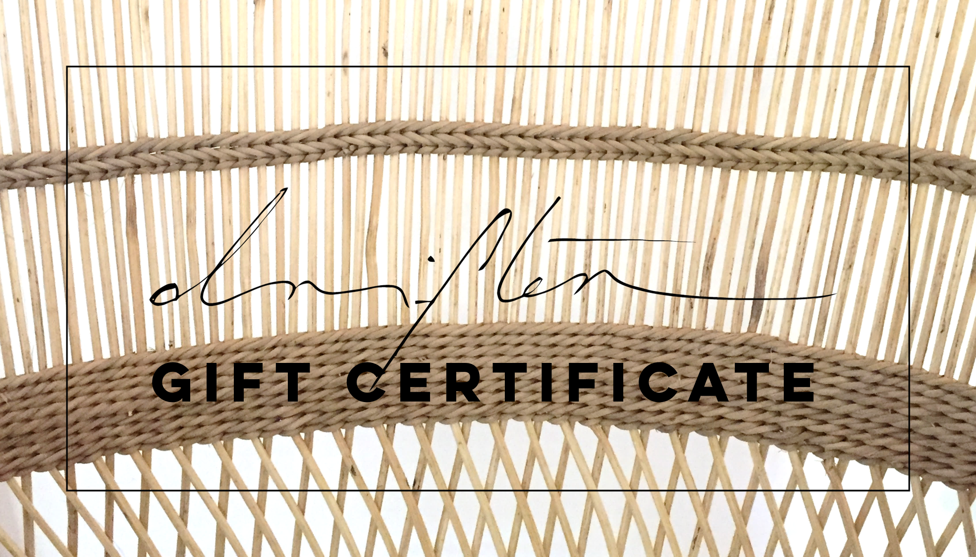 Gift Certificate