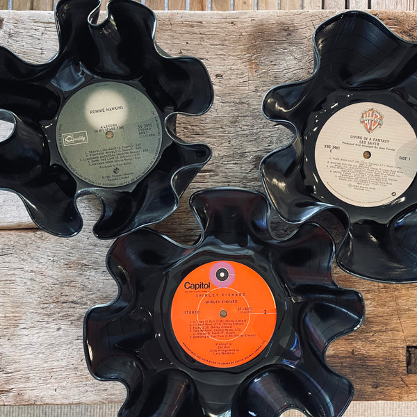 Vintage Record Bowls